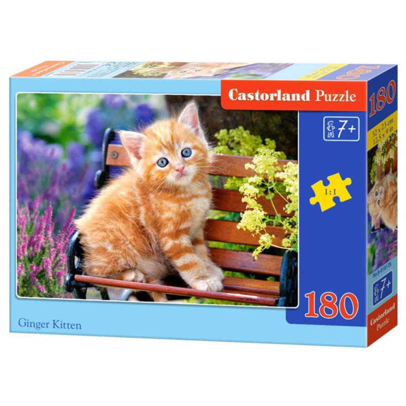 PUZZLE  CASTORLAND 180τεμ. Ginger kitten (320x230mm)