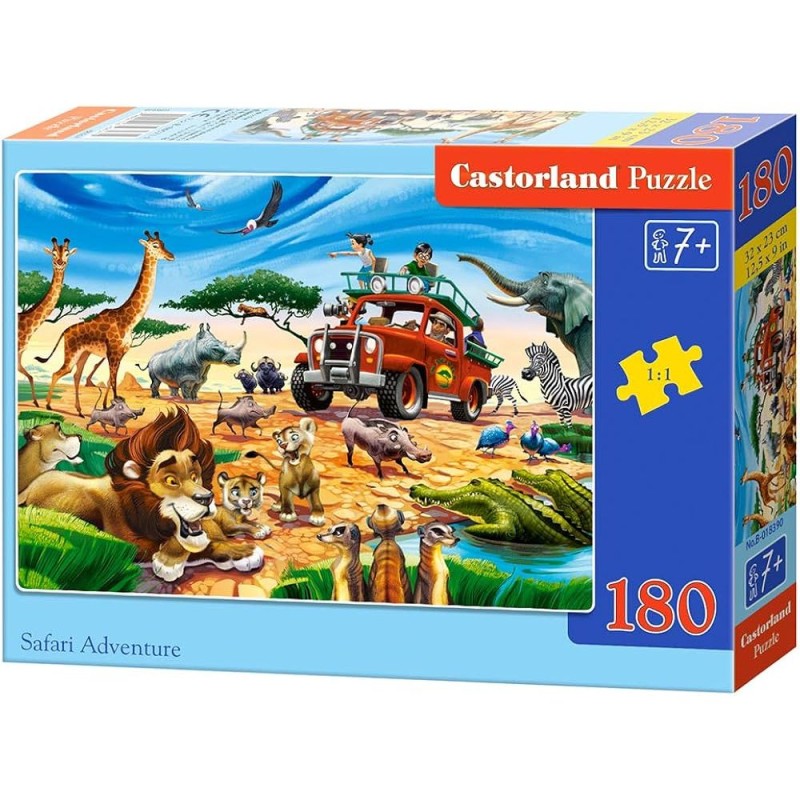 ΠΑΙΧΝΙΔΙ PUZZLE  CASTORLAND 180τεμ. Safari Adventure (320x230mm)