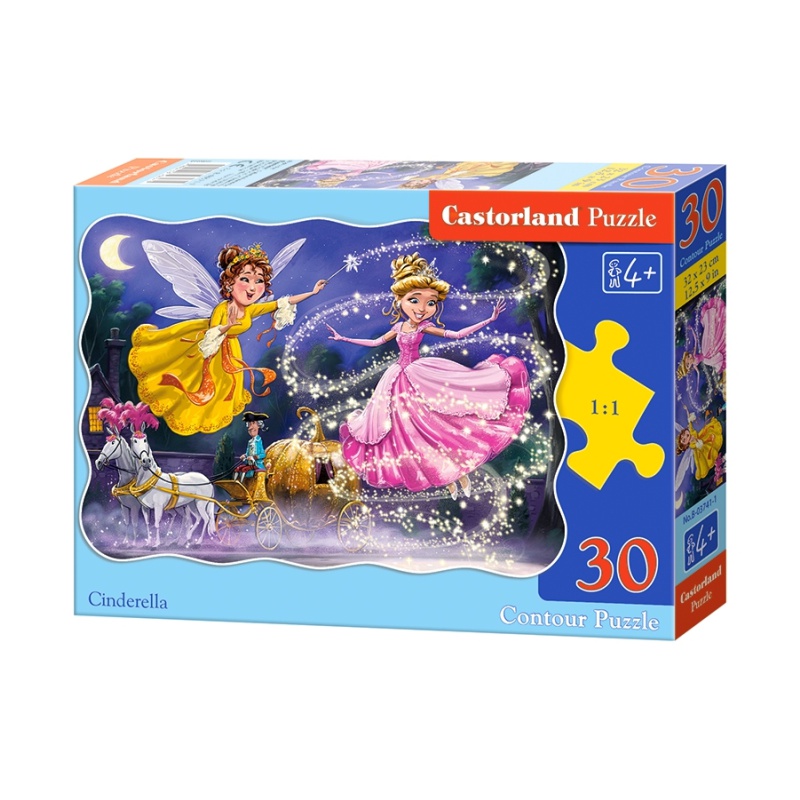PUZZLE  CASTORLAND 30τεμ. Cinderella (320x230mm)