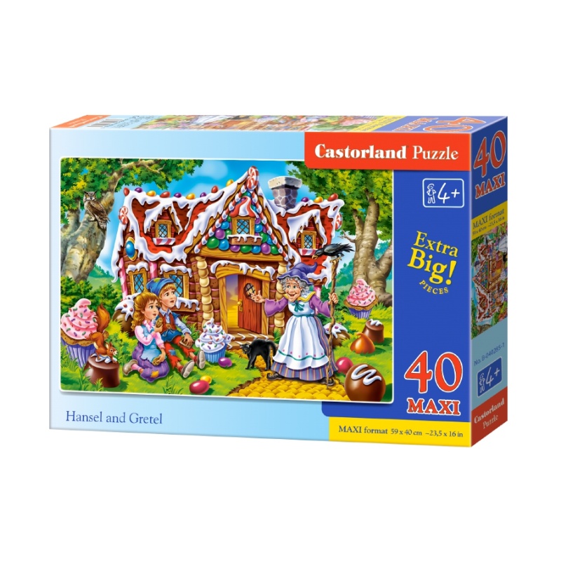 PUZZLE  CASTORLAND 40τεμ. Hansel and Gretel (590x400mm)