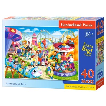 PUZZLE  CASTORLAND 40τεμ. MAXI Amusement Park (590x400mm)