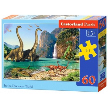 PUZZLE  CASTORLAND 60τεμ. In the dinosaurs world (320x230mm)