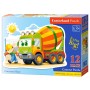 PUZZLE  CASTORLAND 12τεμ. Concrete mixer (470x330mm)