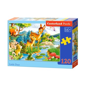 PUZZLE  CASTORLAND 120τεμ. Little Deer (320x230mm)
