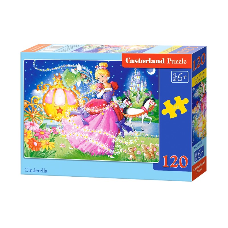 ΠΑΙΧΝΙΔΙ PUZZLE  CASTORLAND 120τεμ. Cinderella (320x230mm)