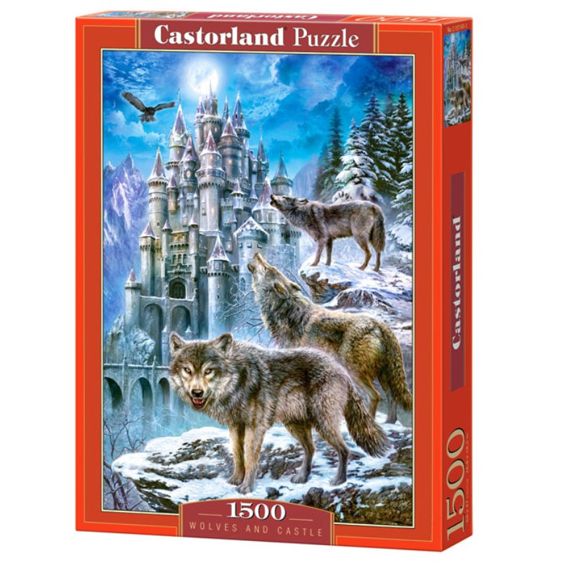 PUZZLE  CASTORLAND 1500τεμ. Wolves and Castle