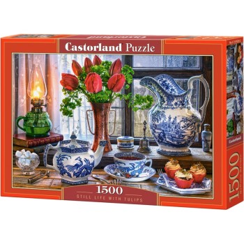 PUZZLE  CASTORLAND 1500τεμ. Still Life With Tulips