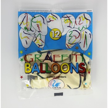 ΜΠΑΛΟΝΙΑ GRAFFITI 12τεμ. 26cm