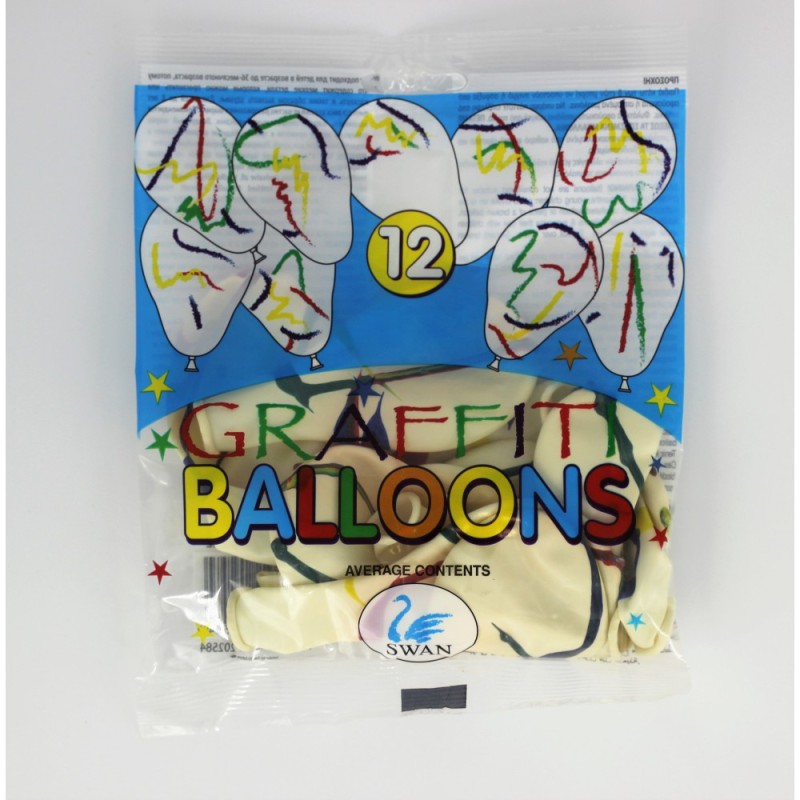 ΜΠΑΛΟΝΙΑ GRAFFITI 12τεμ. 26cm