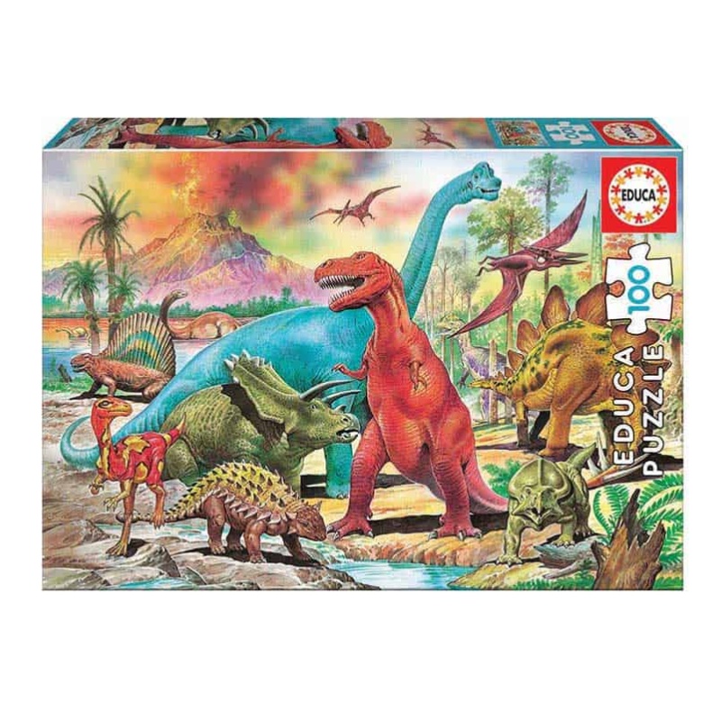 PUZZLE EDUCA ΠΑΙΔΙΚΑ Dinosaurs 100τεμ.
