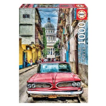 PUZZLE EDUCA Vintage Car in Old Havana 1000τεμ.