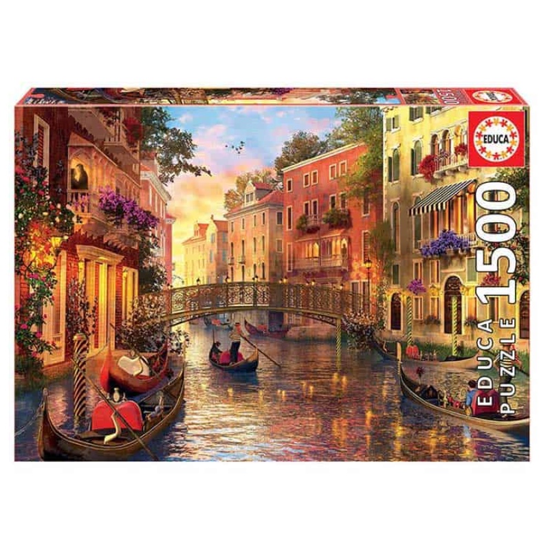 PUZZLE EDUCA Sunset In Venice 1500τεμ.