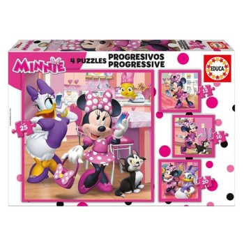 PUZZLE EDUCA ΠΑΙΔΙΚΑ (12-16-20-25 τεμ.) PROGRESSIVE Minnie