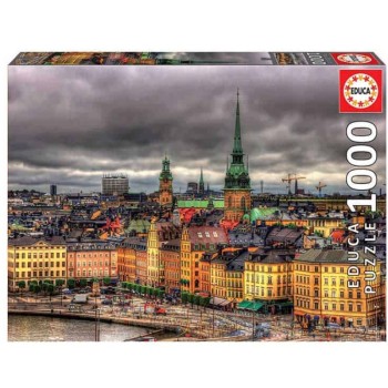PUZZLE EDUCA Views Of Stockholm Sweeden 1000τεμ.