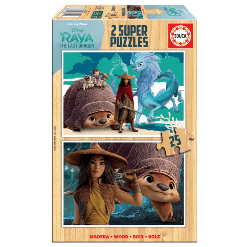 PUZZLE EDUCA ΠΑΙΔΙΚΑ 2x25τεμ. Raya The Last  Dragon