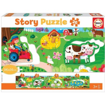 PUZZLE EDUCA ΠΑΙΔΙΚΑ STORY PUZZLE 26 the farm