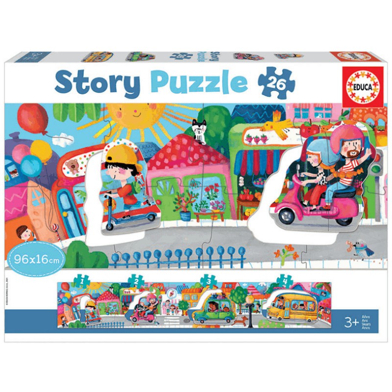 PUZZLE EDUCA ΠΑΙΔΙΚΑ STORY PUZZLE 26 Vehicles