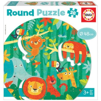 PUZZLE EDUCA ΠΑΙΔΙΚΑ ROUND 28 The jungle (3+)