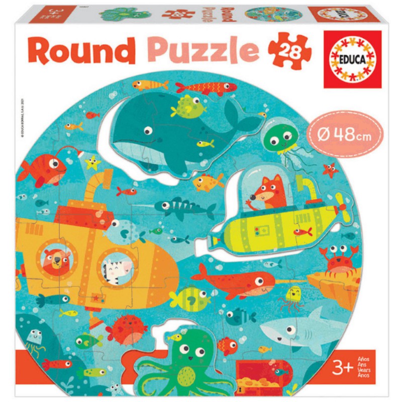 PUZZLE EDUCA ΠΑΙΔΙΚΑ ROUND 28 Under the sea (3+)