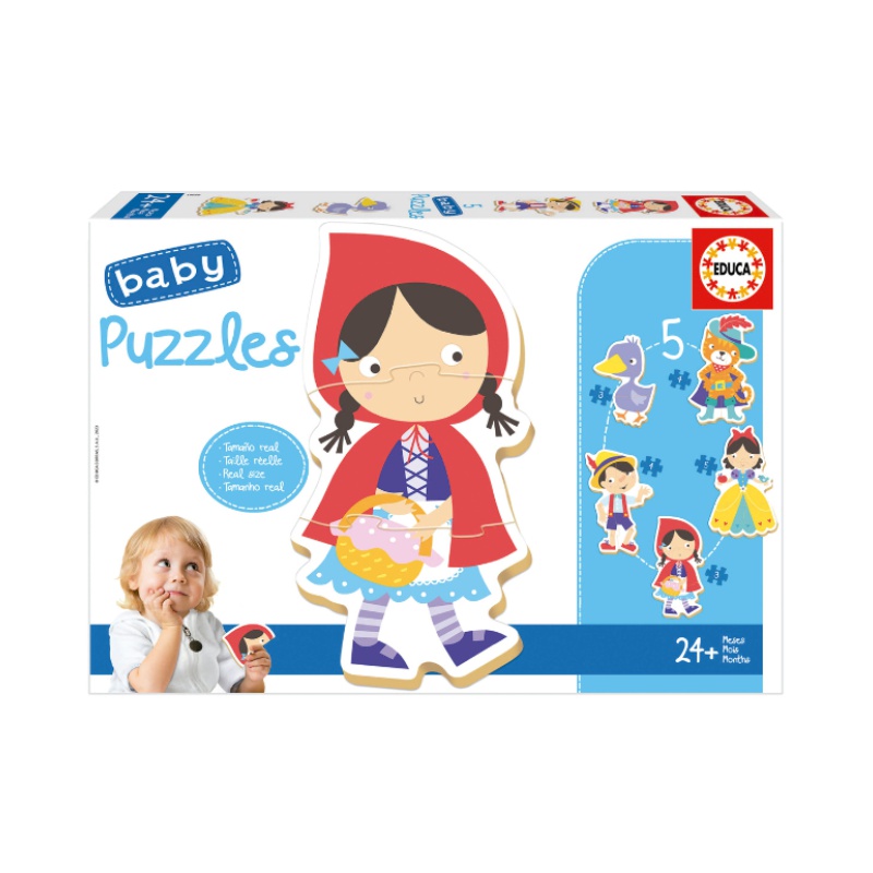 PUZZLE EDUCA ΠΑΙΔΙΚΑ BABY ONCE UPON A TIME 5τεμ. (2+)