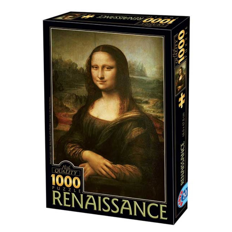 PUZZLE DTOYS Mona Lisa 1000τεμ. (Leonardo da Vinci)