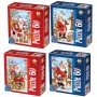 PUZZLE CHRISTMAS ΜΙΝΙ 60τεμ.(16x24) No 755  ΣΕΤ 4 σχέδια