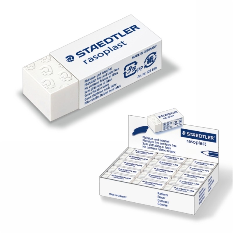 ΓΟΜΕΣ STAEDTLER ΛΕΥΚΕΣ ΚΟΥΤΙ 30ΤΕΜ.