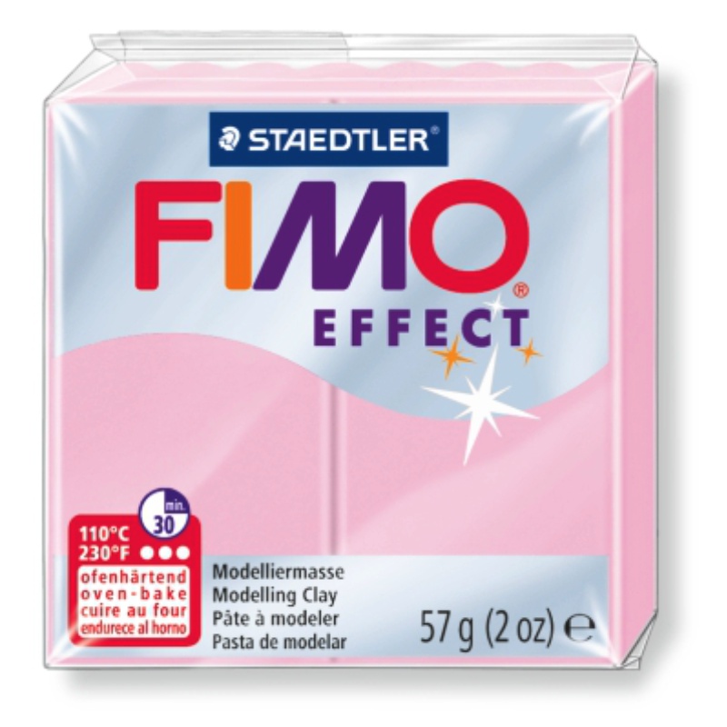 ΠΗΛΟΣ STAEDTLER FIMO EFFECT PASTEL LIGHT PINK 56 gr.