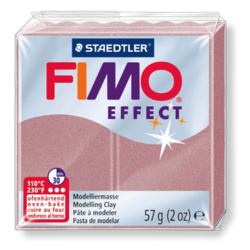 ΠΗΛΟΣ STAEDTLER FIMO EFFECT PEARL ROSE GOLD 56 gr.