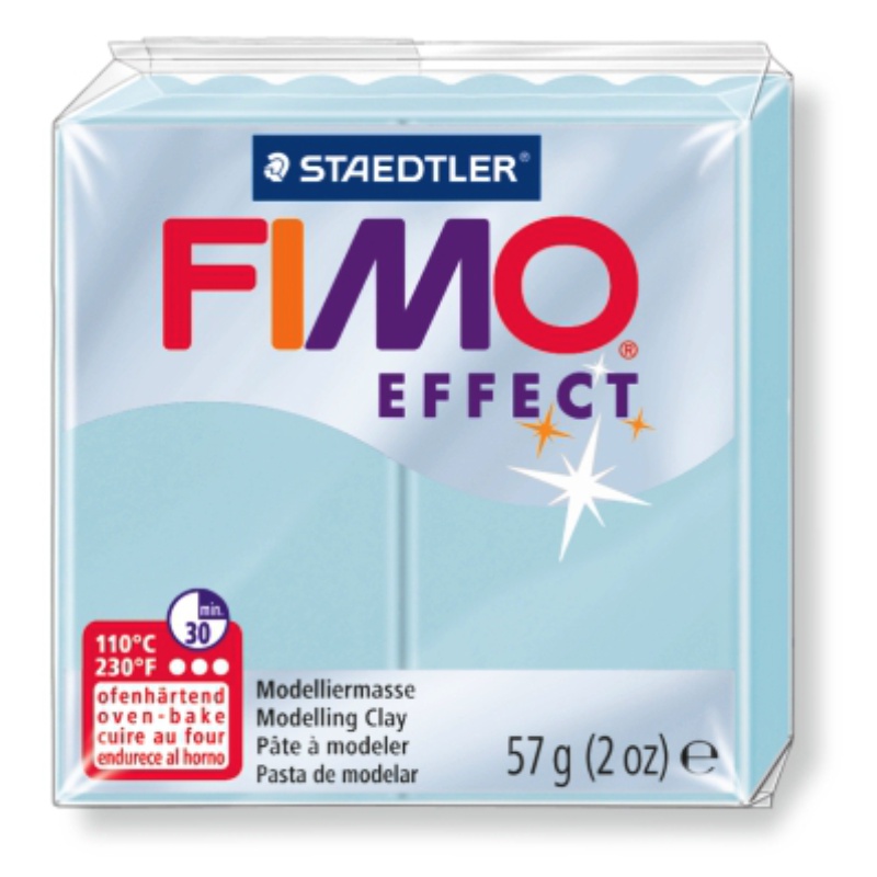 ΠΗΛΟΣ STAEDTLER FIMO EFFECT GEMSTONE BLUE ICE QUARTZ 56 gr.