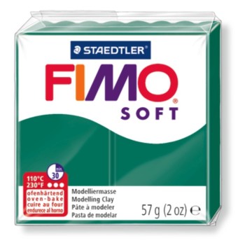 ΠΗΛΟΣ STAEDTLER FIMO SOFT EMERALD 56 gr.