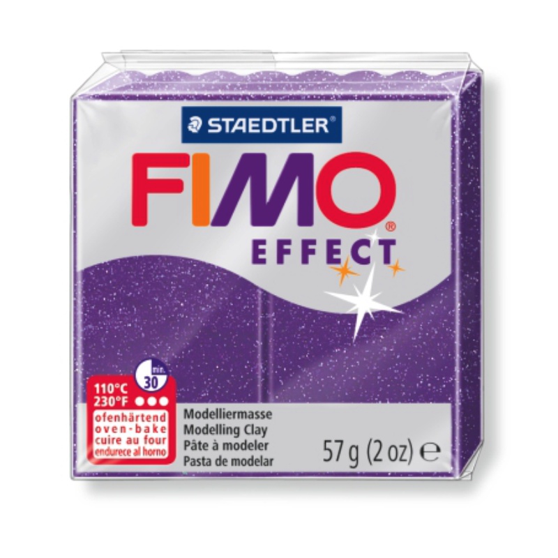 ΠΗΛΟΣ STAEDTLER FIMO EFFECT GLITTER LILAC 56 gr.