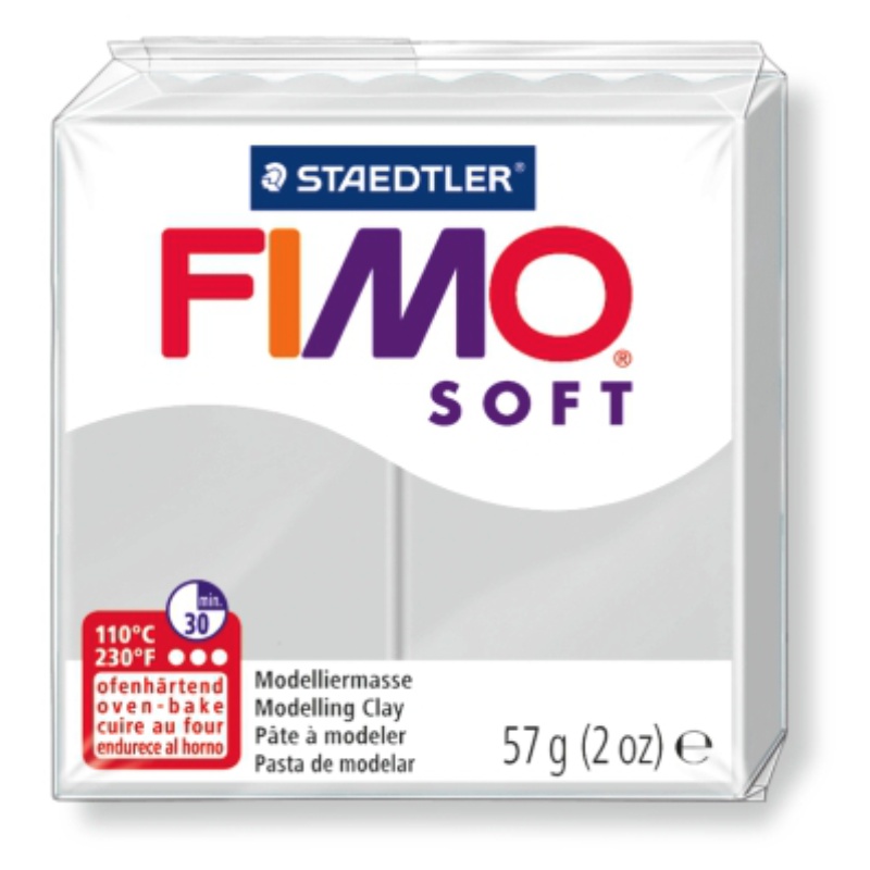 ΠΗΛΟΣ STAEDTLER FIMO SOFT DOLPHIN GREY 56 gr.