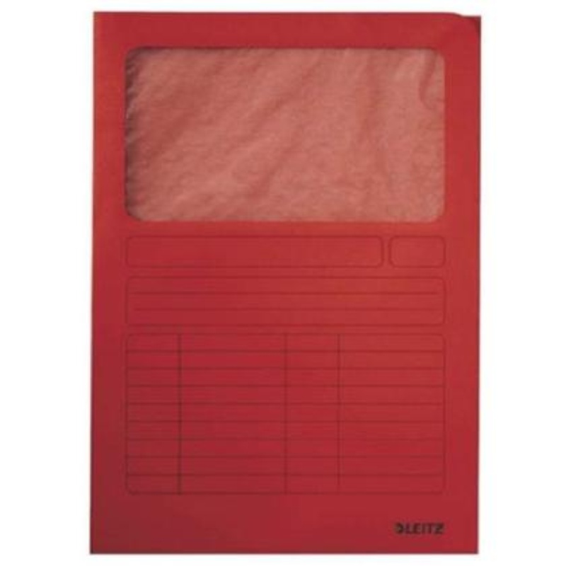ΝΤΟΣΙΕ ΥΠΟΦΑΚΕΛΟΙ LEITZ ΜΕ ΠΑΡΑΘΥΡΟ Νο3950 ΚΟΚΚΙΝΟ