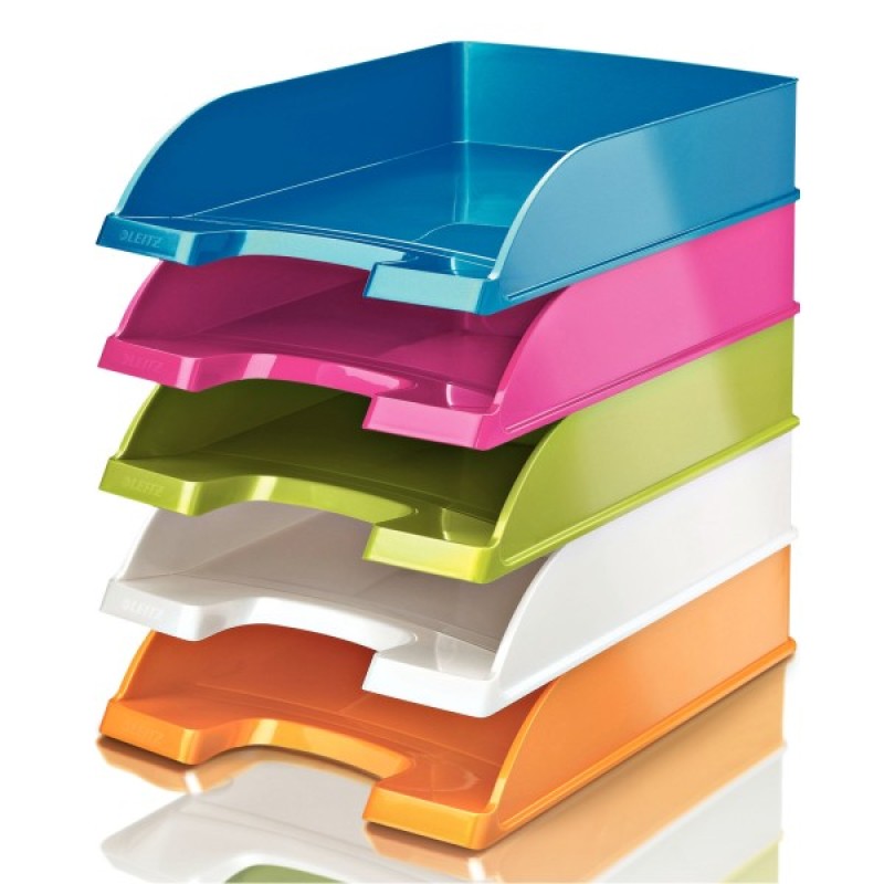 ΧΑΡΤΟΘΗΚΗ LEITZ ΣΥΡΤΑΡΙ WOW ΜΕΤΑΛΛΙΖΕ ΜΠΛΕ