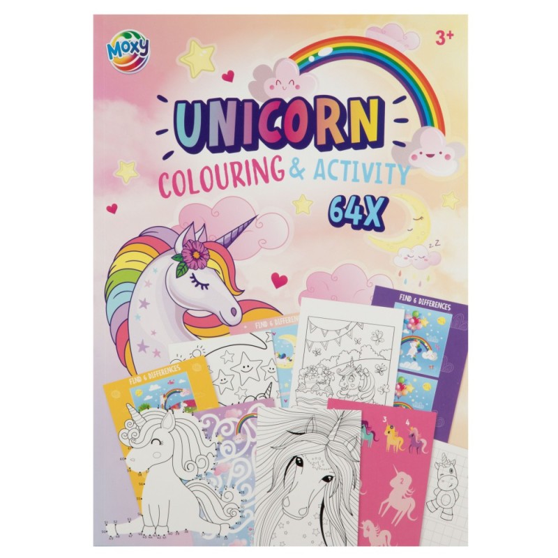 ΒΙΒΛΙΑ ΖΩΓΡΑΦΙΚΗΣ UNICORN COLOURING & ACTIVITY 64σελ.