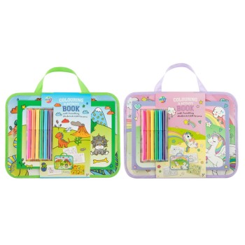 ΣΕΤ ΔΡΑΣΤΗΡΙΟΤΗΤΩΝ ΤΣΑΝΤΑΚΙ ΜΕ ΧΡΩΜΟΣΕΛΙΔΕΣ