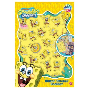 ΑΥΤΟΚΟΛΛΗΤΑ ΜΠΛΟΚ GLITTER SPONGEBOB
