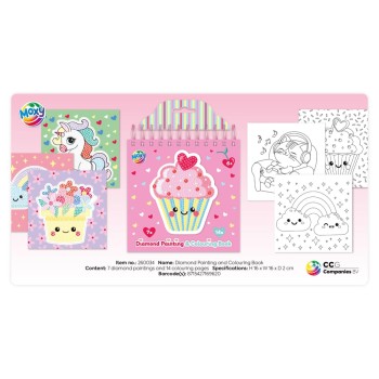 ΒΙΒΛΙΟ ΖΩΓΡΑΦΙΚΗΣ ΣΠΙΡΑΛ ΜΕ DIAMOND PAINTING