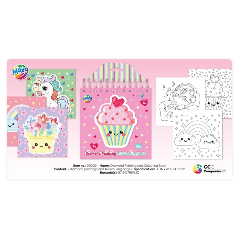 ΒΙΒΛΙΟ ΖΩΓΡΑΦΙΚΗΣ ΣΠΙΡΑΛ ΜΕ DIAMOND PAINTING