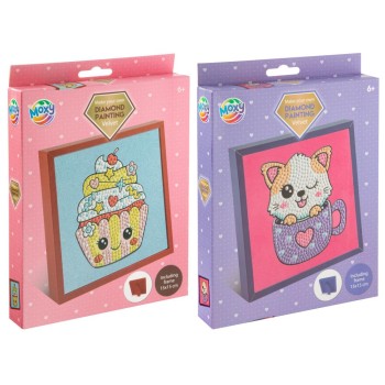 ΔΗΜΙΟΥΡΓΙΕΣ ΣΕ ΚΟΡΝΙΖΑ 15x15 ΜΕ DIAMOND PAINTING