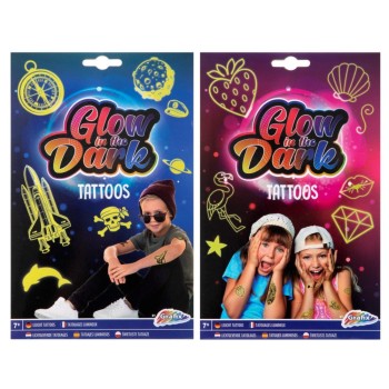 TATTOOS GLOW DARK 2ASS