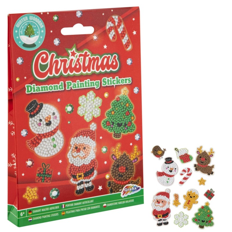 ΚΑΤΑΣΚΕΥΕΣ DIAMOND STICKER CHRISTMAS SET 12τεμ.