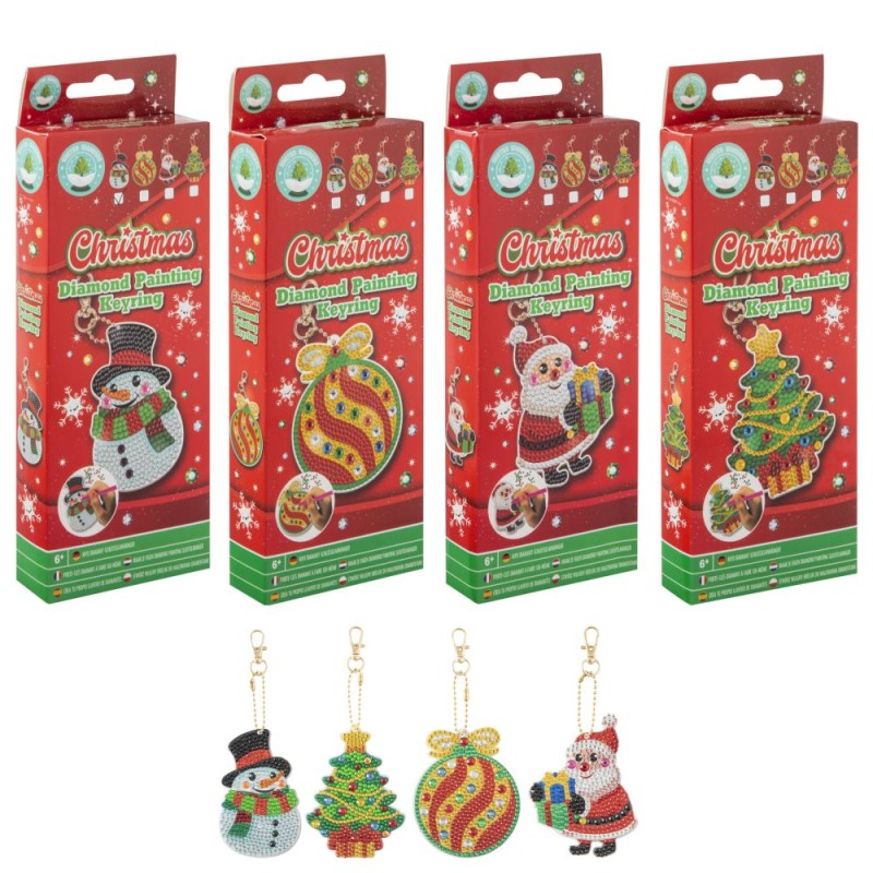ΜΠΡΕΛΟΚ DIAMOND CHRISTMAS PAINTING 4 σχέδια