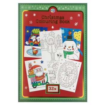 ΒΙΒΛΙΟ ΖΩΓΡΑΦΙΚΗΣ CHRISTMAS ΜΕ ΧΡΩΜΟΣΕΛΙΔΕΣ 8 ΦΥΛΛΑ