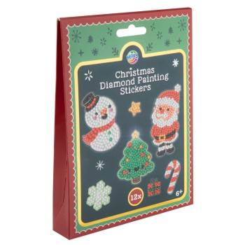 ΚΑΤΑΣΚΕΥΕΣ DIAMOND ΑΥΤΟΚΟΛΛΗΤΑ CHRISTMAS SET 12τεμ.