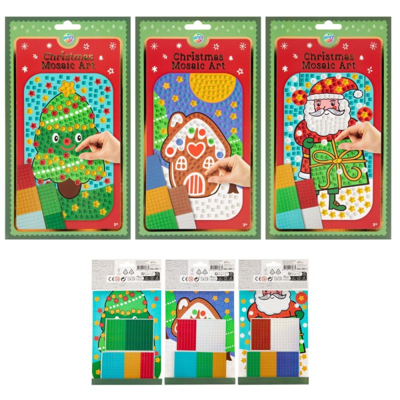 ΚΑΤΑΣΚΕΥΗ ΜΩΣΑΙΚΟ CHRISTMAS Α5 3 ΣΧΕΔΙΑ