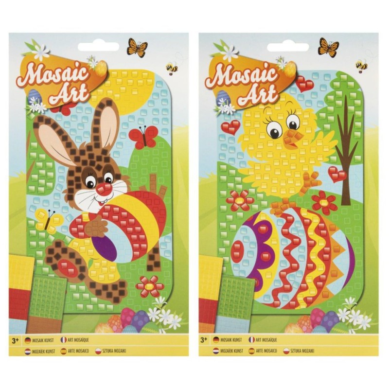 ΖΩΓΡΑΦΙΚΗ ΠΑΣΧΑΛΙΝΗ ΜΩΣΑΙΚΟ Α5 (2 σχέδια)