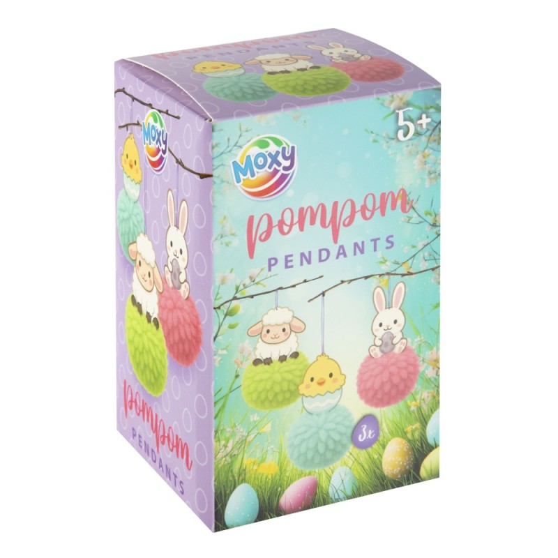 ΦΤΙΑΞΕ ΤΑ ΔΙΚΑ ΣΟΥ ΠΑΣΧΑΛΙΝΑ ΔΙΑΚΟΣΜΗΤΙΚΑ POM POM 3τεμ.