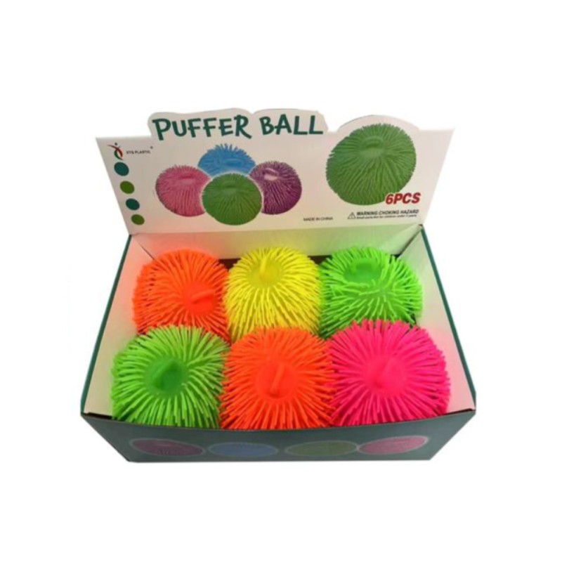 ΜΠΑΛΕΣ GIGA JIGGLY BALL ΜΕ ΦΩΣ 23cm (σε display 6τεμ.)